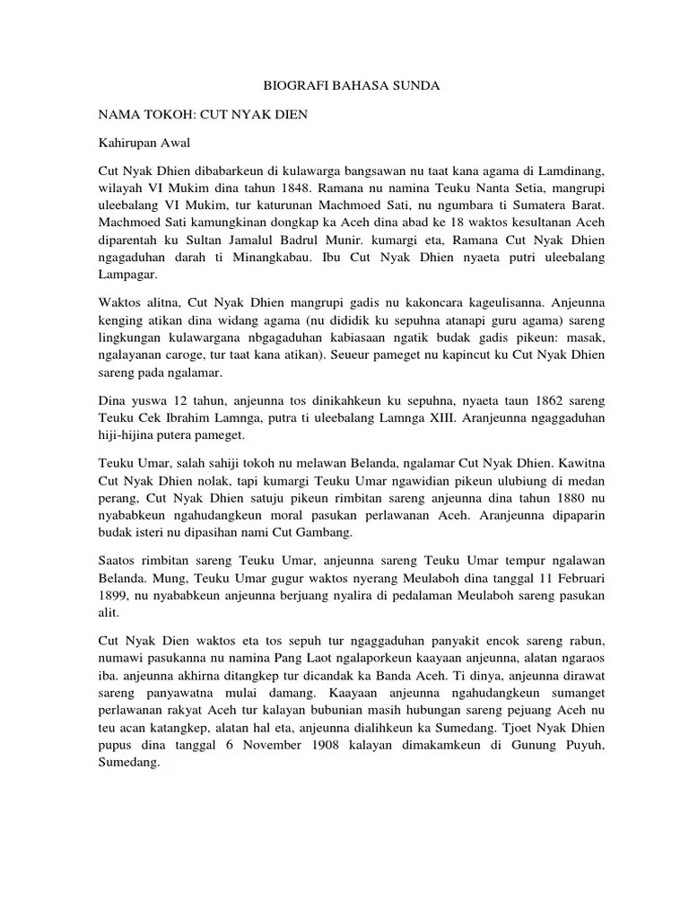 Biografi Bahasa Sunda PDF