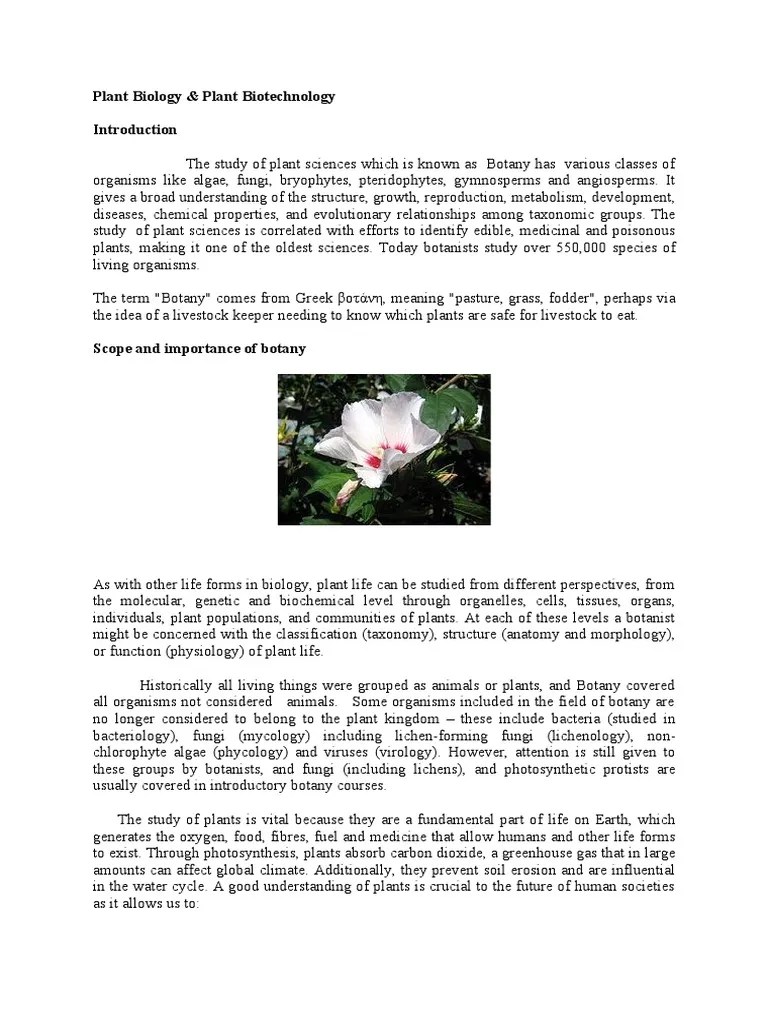 Botany Introduction Botany Seed