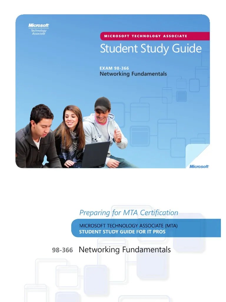 MTA Networking Fundamentals Study Guide PDF Network Topology
