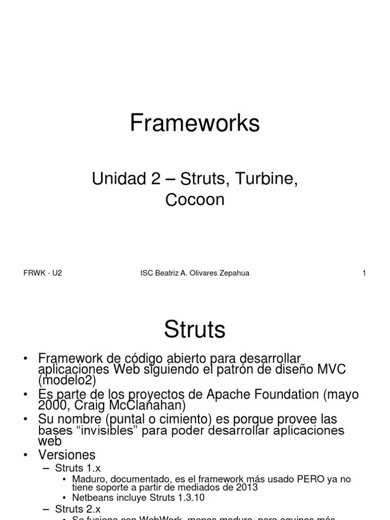 Struts 2 PDF Páginas del servidor Java Arquitectura de sistemas