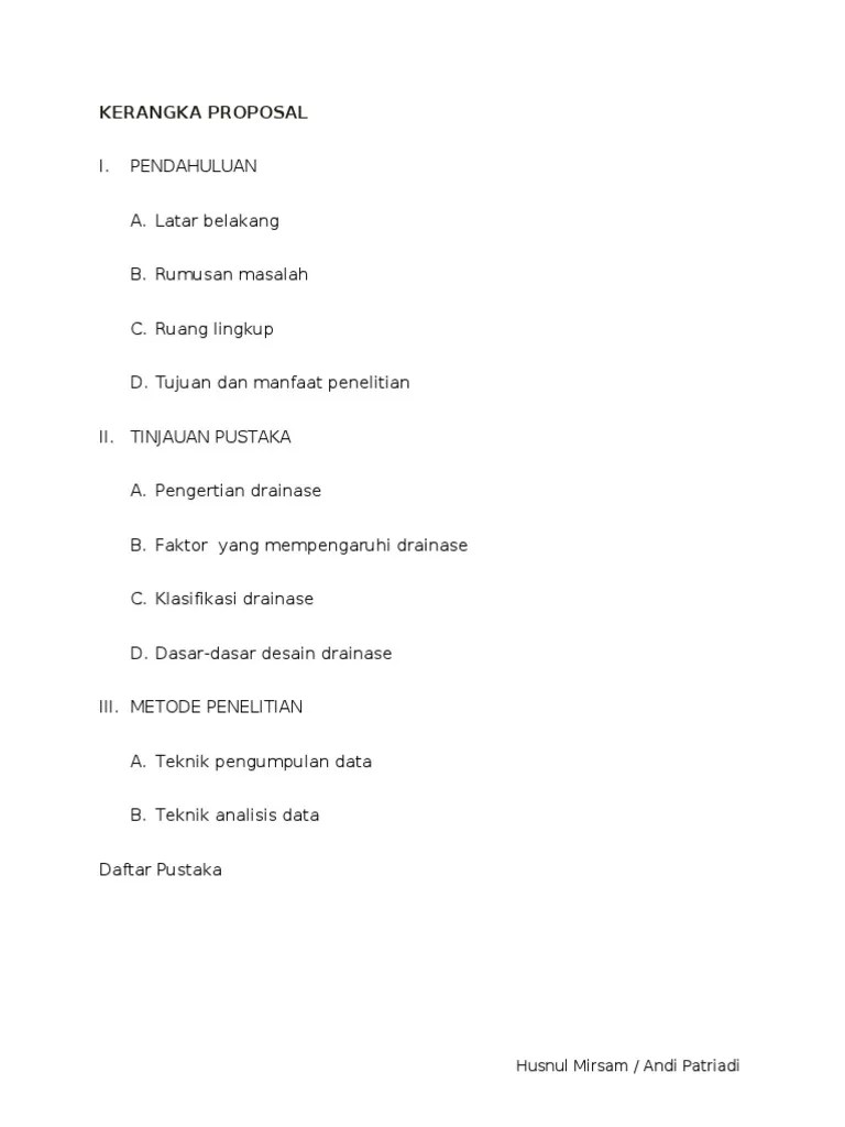 Contoh Proposal Penelitian Tindakan Kelas (PTK. Karyatulisku