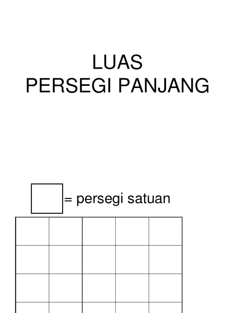 Luas Bangun Datar | PDF