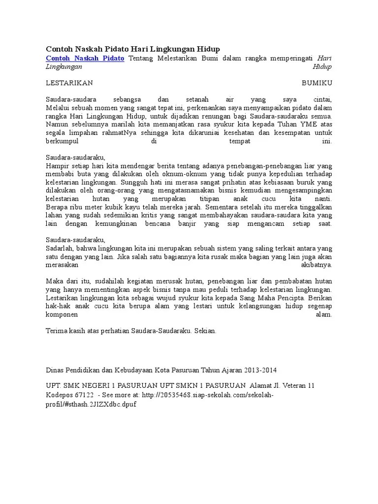 Contoh Pidato Pelestarian Hutan – Beinyu.com