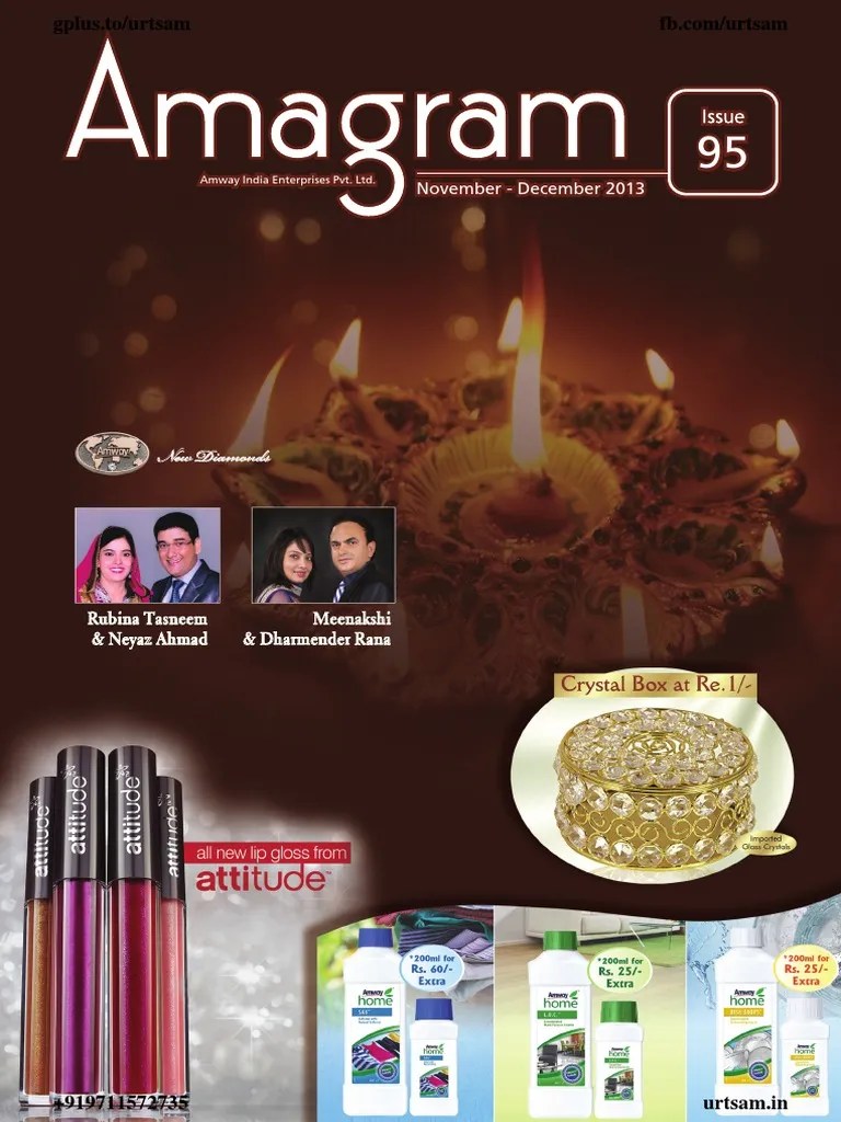 Amagram (Amway India) Nov Dec 2013 Sikhism Business