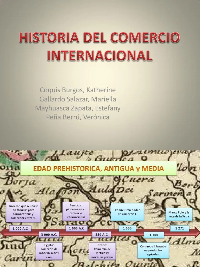 Historia Del Comercio Internacional Ultimo Comercio Euro Prueba