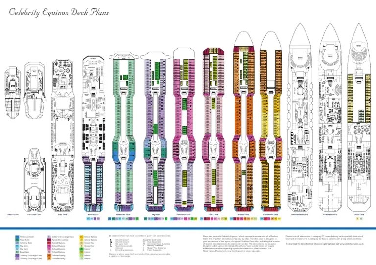 Celebrity Equinox Deck Plans PDF Nature