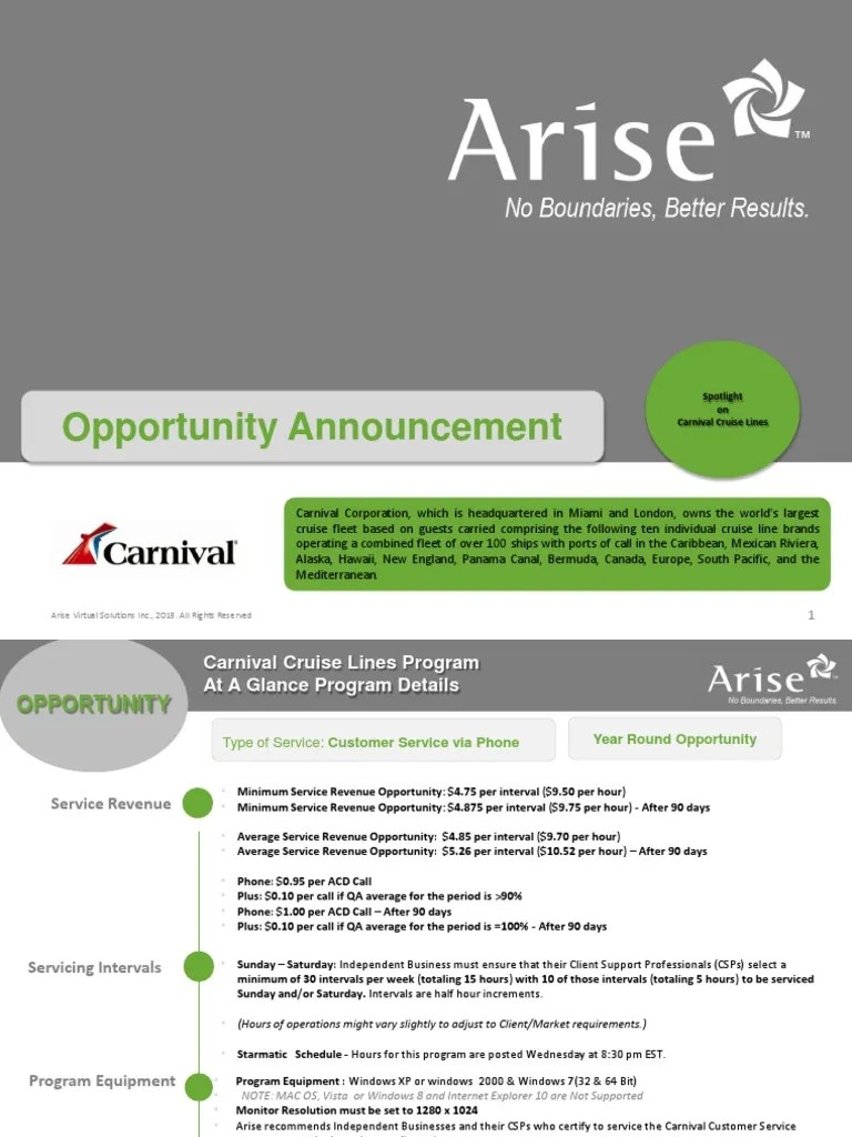 Carnival Customer Service 1 13 14 Ibo PDF Misrepresentation