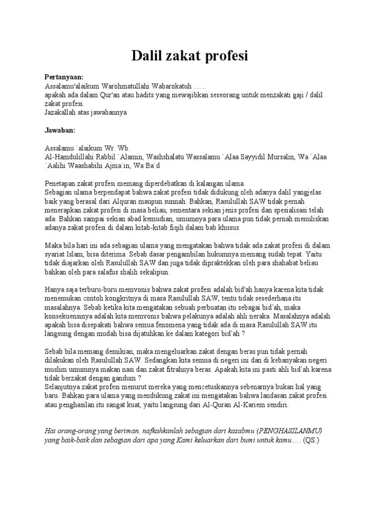 pembahasan soal cpns: Contoh Soal Tentang Zakat Beserta Jawaban