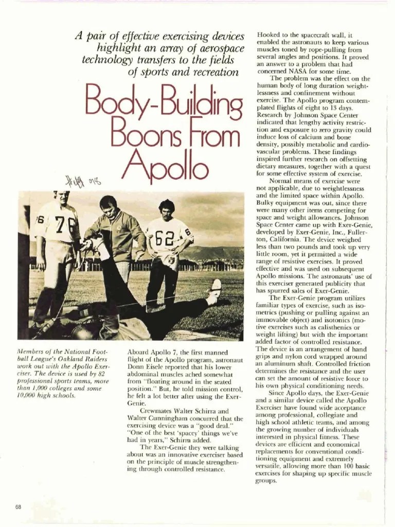 Exer Genie Weightlessness Physical Exercise