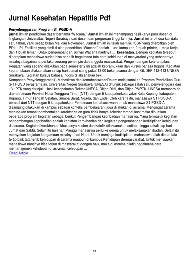 Jurnal Kesehatan Dalam Bentuk Bahasa Inggris Berbagi Bentuk Penting