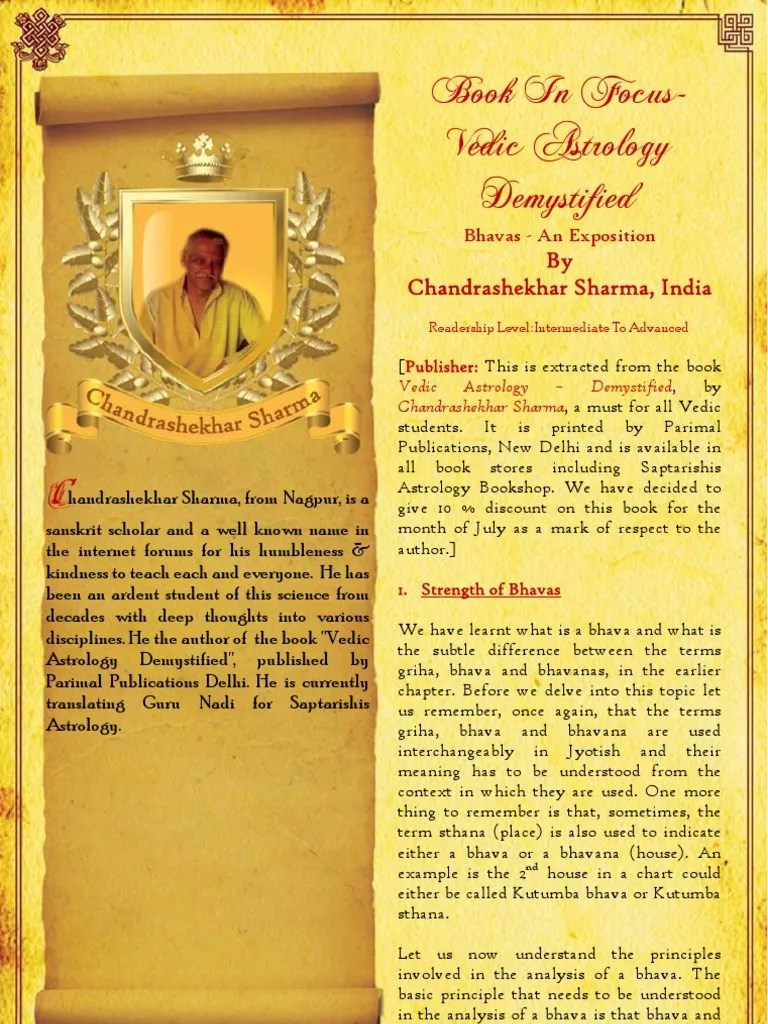 34Book in Focus Vedic Astrology Demystified Ancient