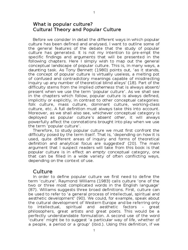 John Storey What Is Popular Culture? PDF Ideologies Antonio Gramsci