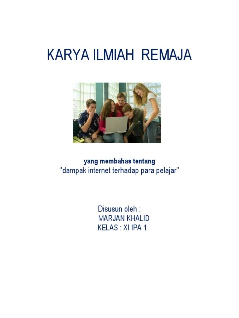 Contoh Karya Ilmiah Remaja Tentang Sampah Di Indonesia PDF