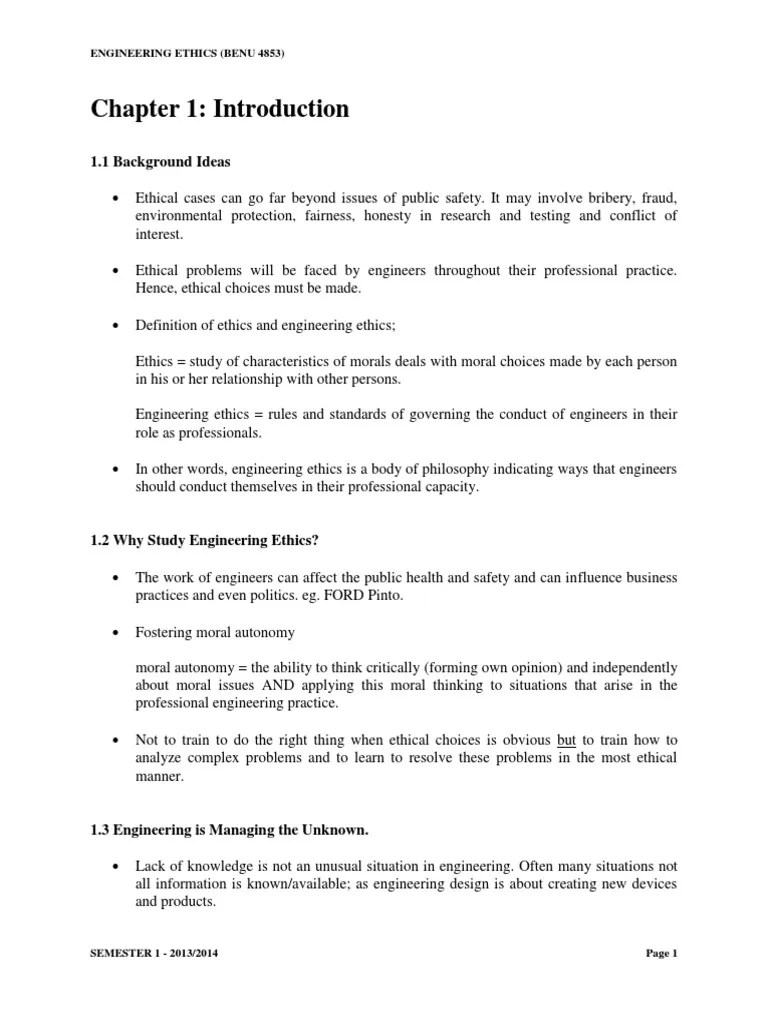 Ethics Full Notes Profession Engineering Free 30day Trial Scribd