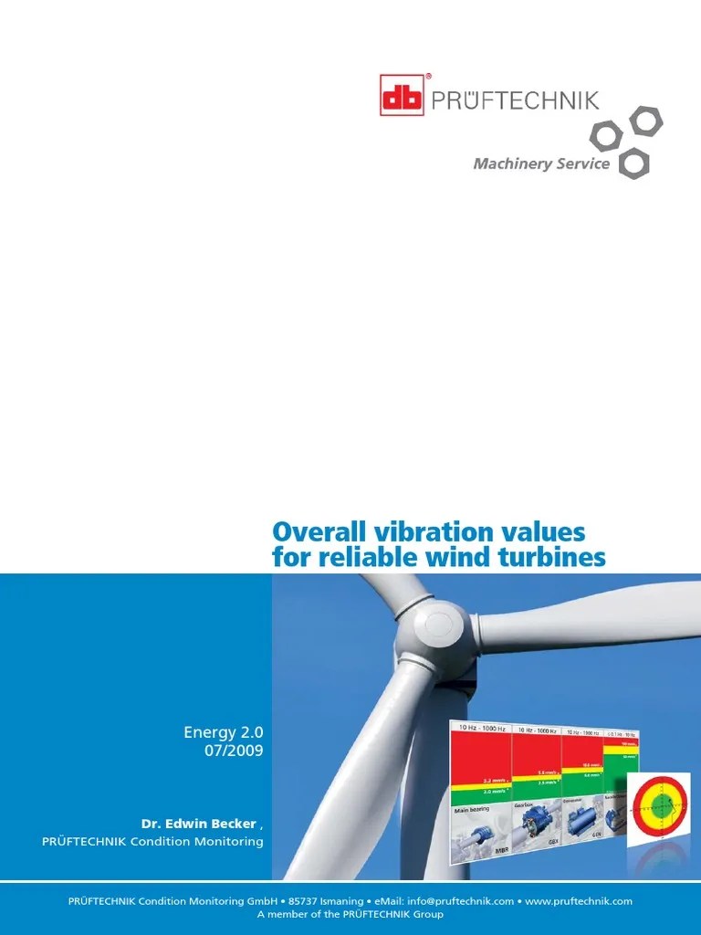 Article Overall Vibration Values for Reliable Wind Turbines Energía