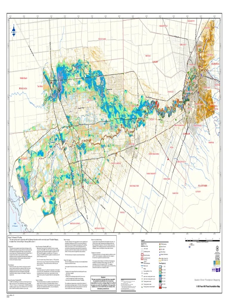 Lewiston Australia Revised Flood Map 1 Flood Liquids