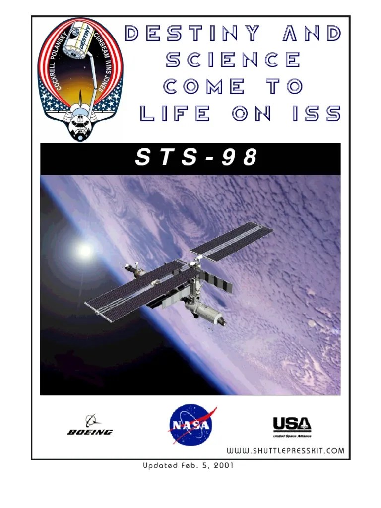 NASA Space Shuttle STS98 Press Kit Space Shuttle Atlantis
