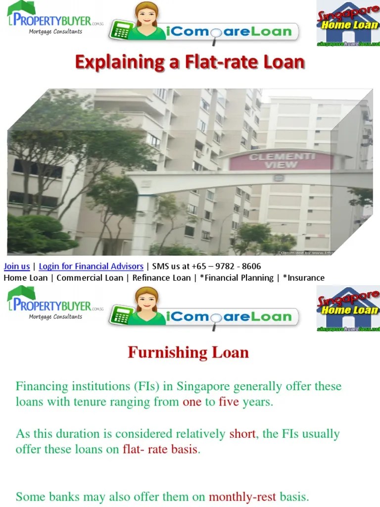 What Is A FlatRate Loan PDF Mortgage Loan Refinancing
