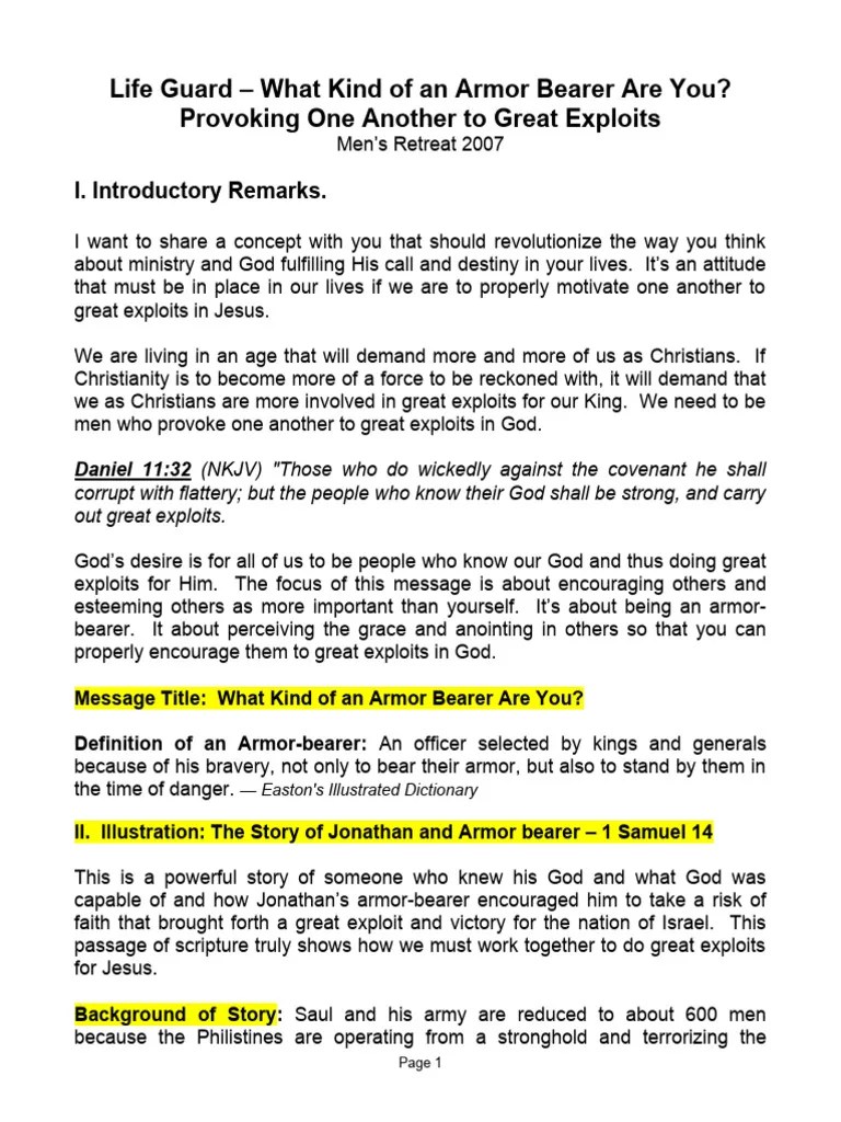 Armor Bearer PDF Hebrew Bible Jewish Texts