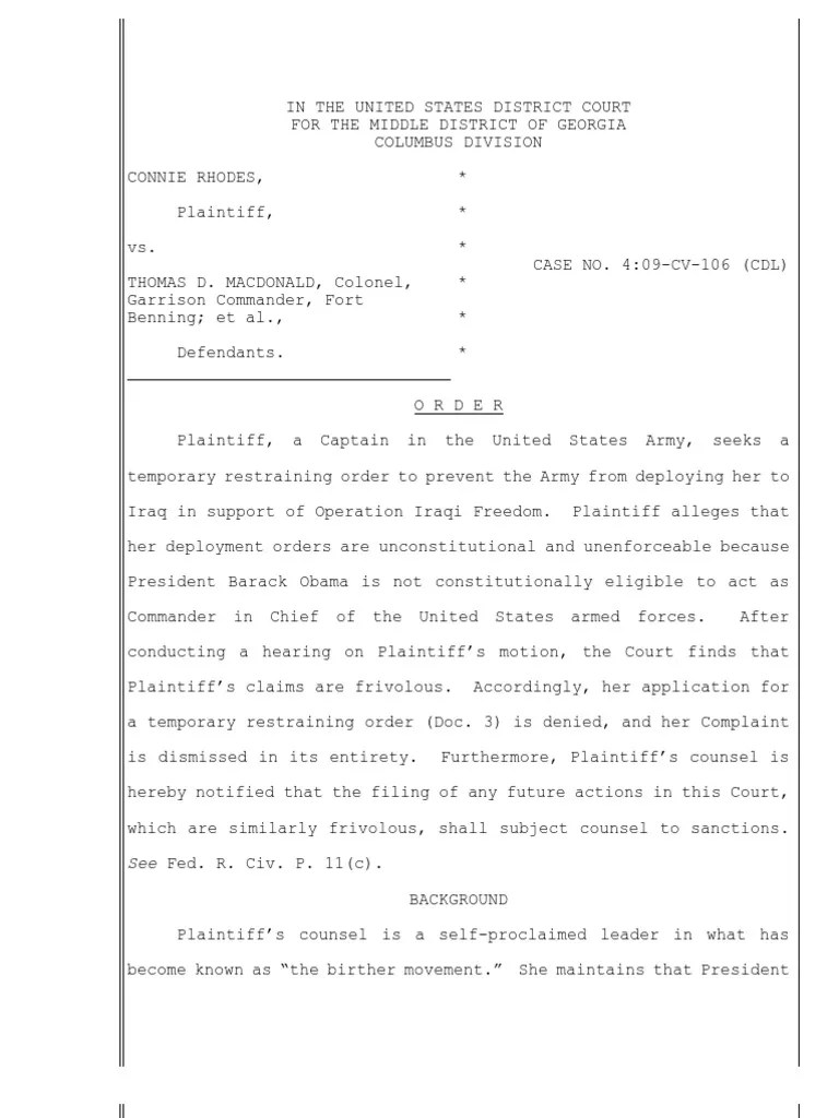 See Fed. R. Civ. P. 11 (C) PDF