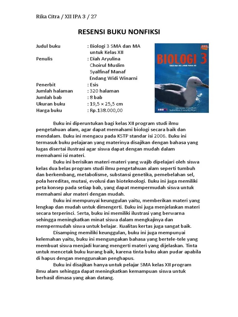 Contoh Judul Buku Non Fiksi - Contoh Resource