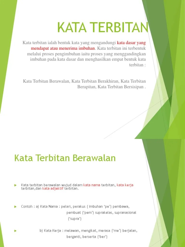 Kata Terbitan