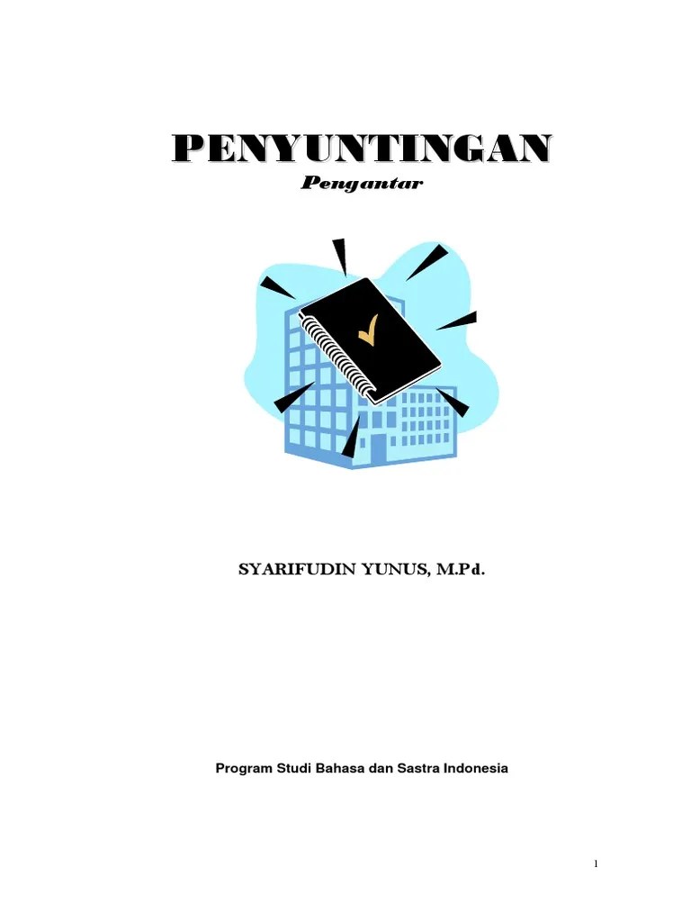 Buku Penyuntingan Syarif For Unj | PDF