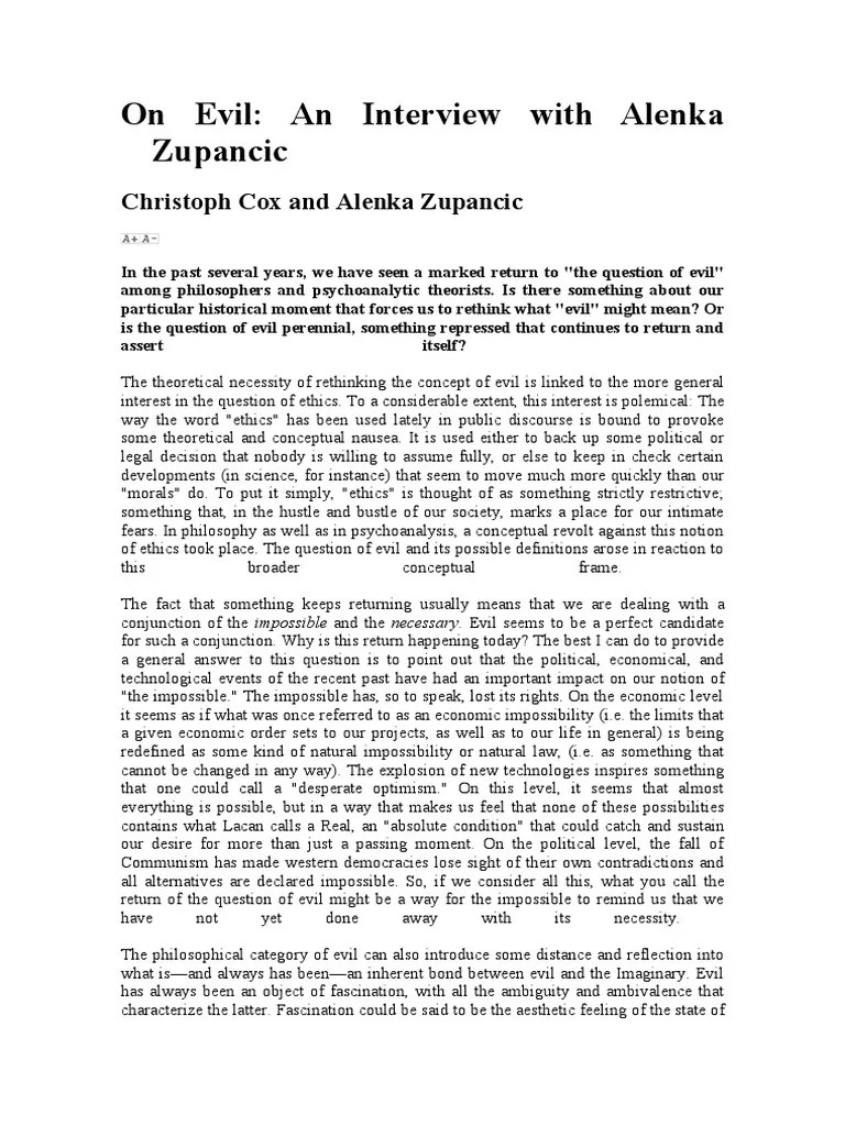 Alenka Zupancic.doc Evil Altruism Free 30day Trial