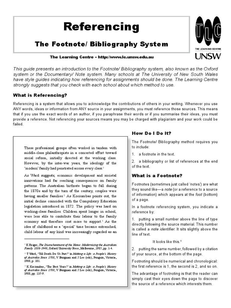 Oxford System Note (Typography) Citation