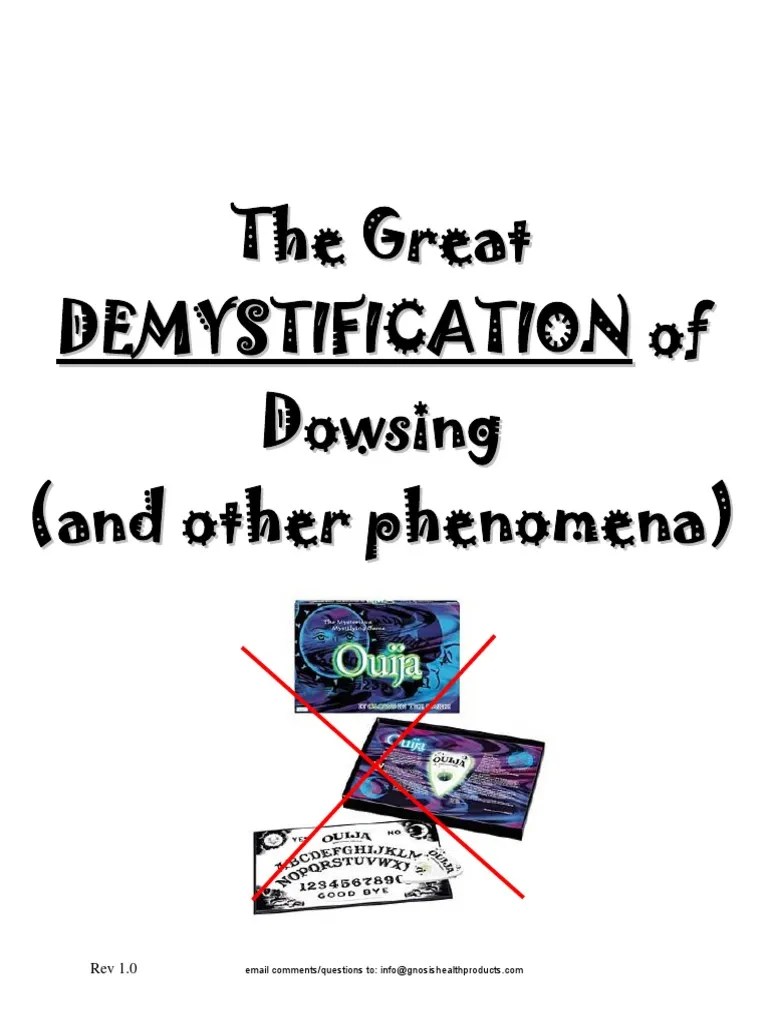 What Is Dowsing PDF Chakra Qi