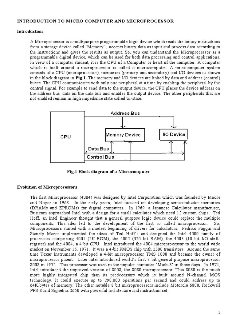8085micro Processor Notes 111225091948 Phpapp02 Microprocessor