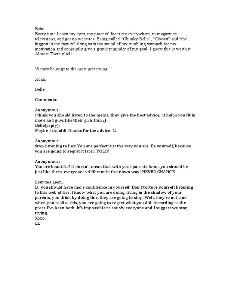 Written Task 1 English IB SL