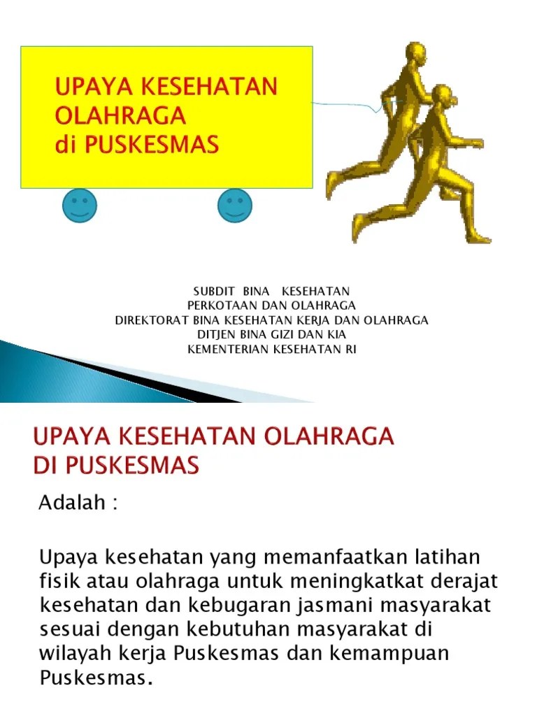 Kesehatan Olahraga Di Puskesmas-Bandung 2012 | PDF