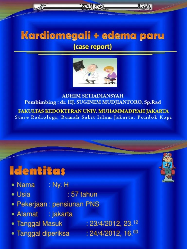 Kardiomegali + Edema Paru Radiologi