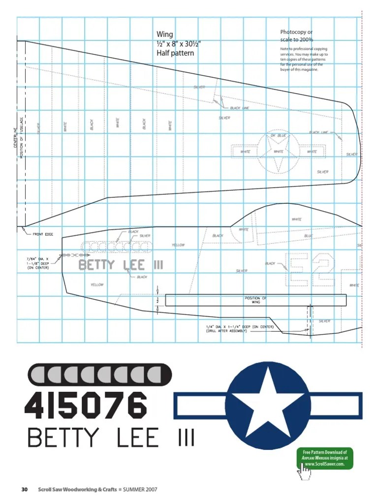 Airplane Whirligig Pattern 1 PDF Business