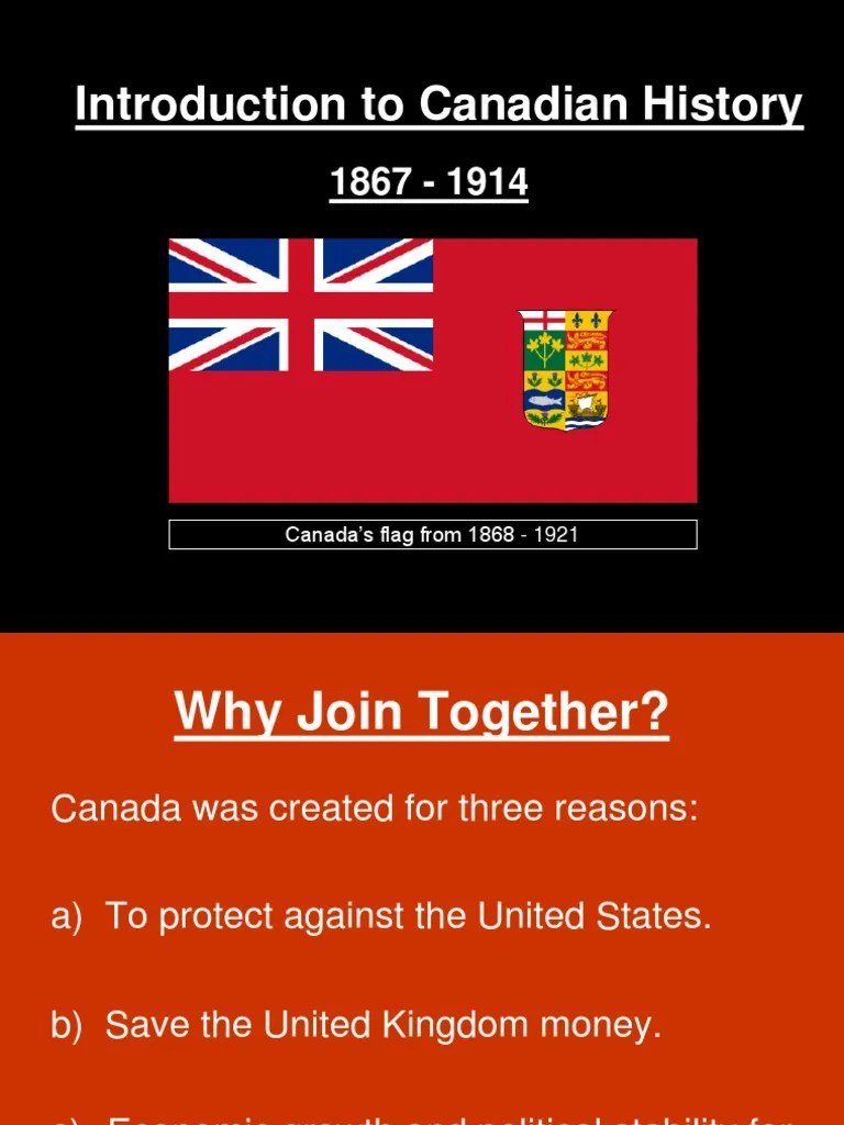 introduction to canadian history 18671914 Provinces And Territories