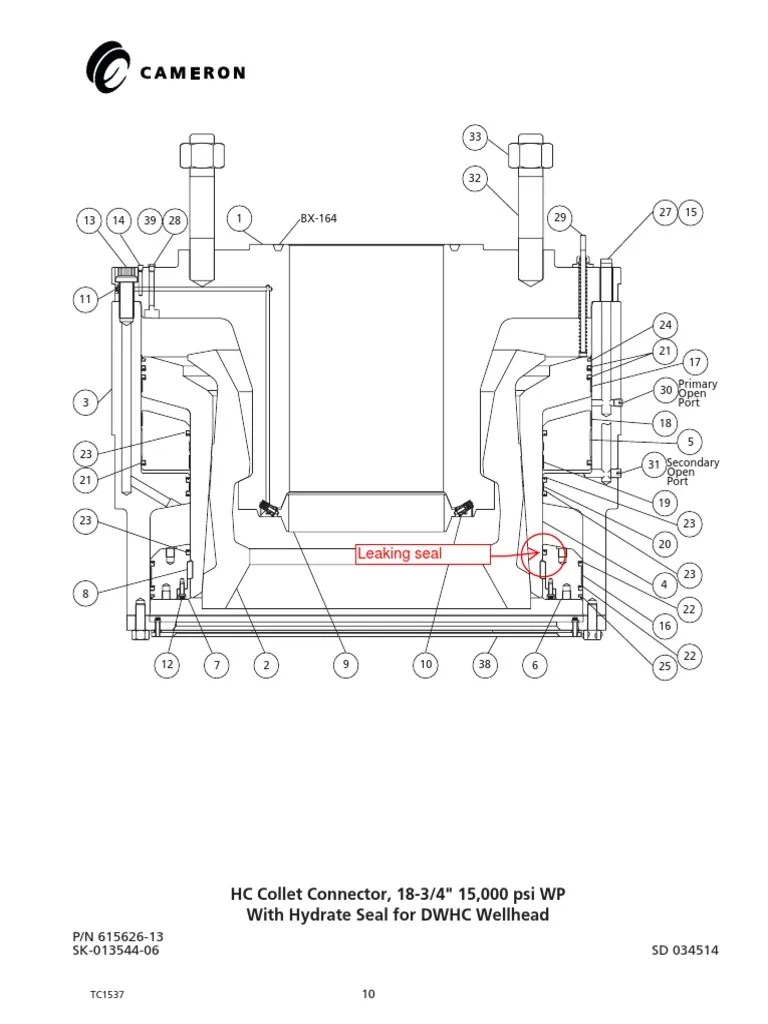 HC Collet Connector Diagram