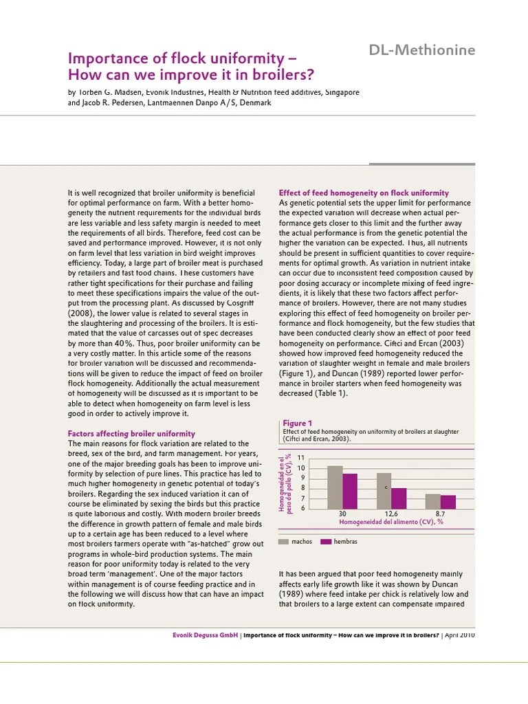 Importance of Flock Uniformity PDF Coefficient Of Variation