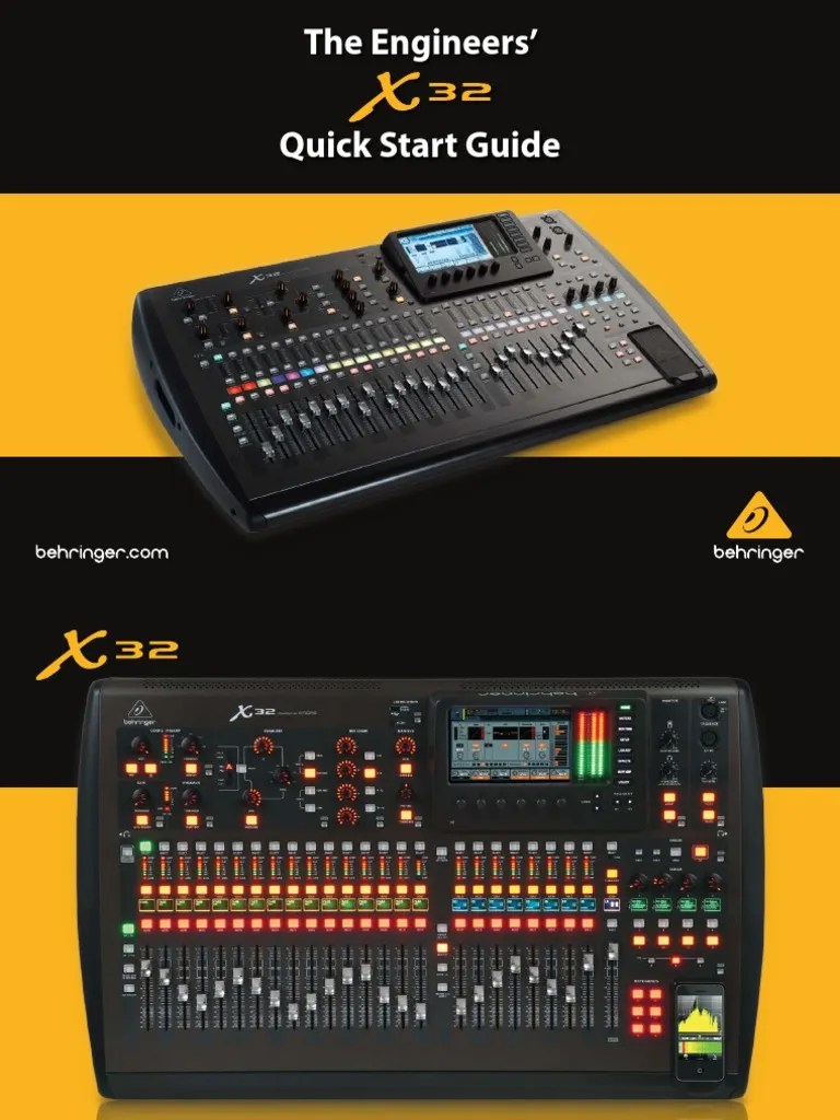 X32 Quick Start | PDF | Electronics | Computing