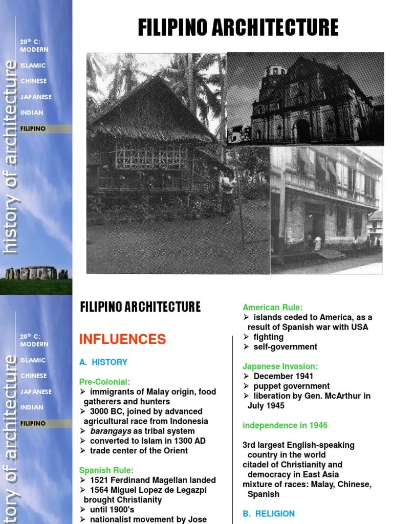 Filipino Architecture.pdf Philippines Manila