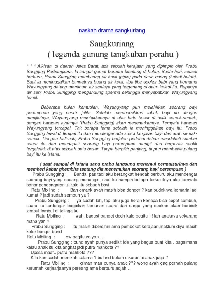 Struktur Teks Drama Tradisional Bahasa Jawa