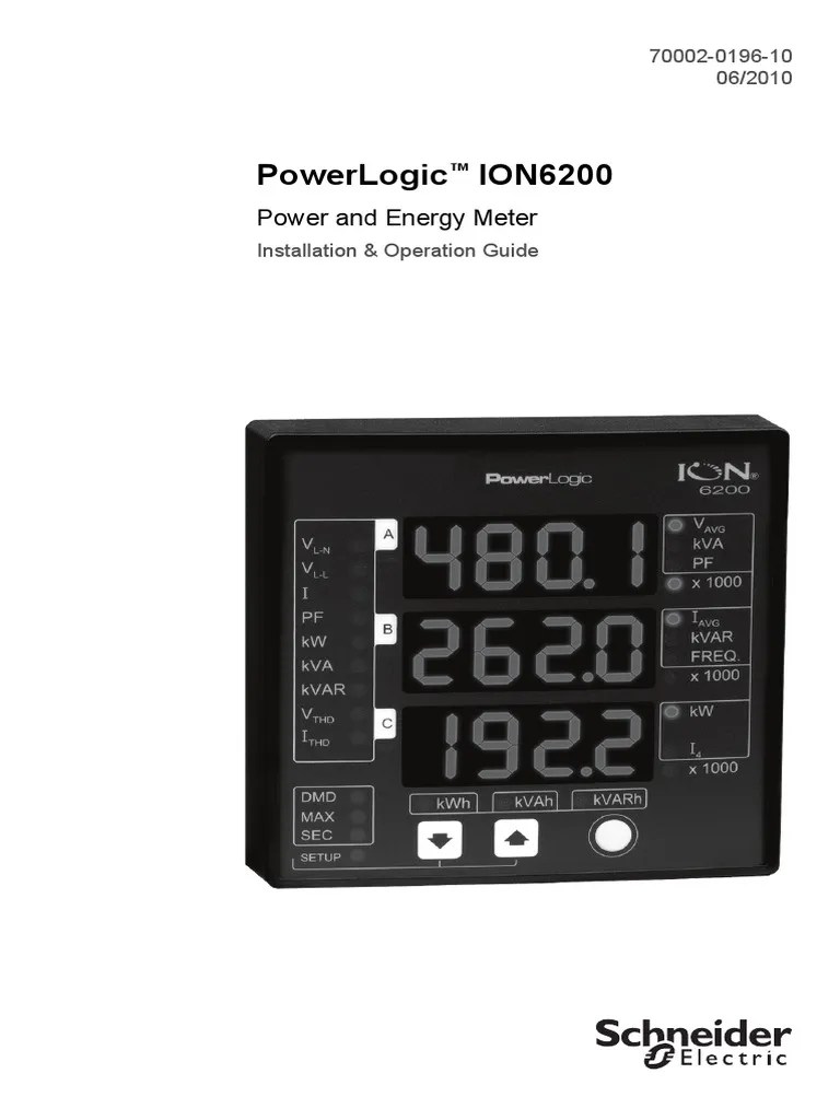 Ion 6200 PDF Power Supply Electricity