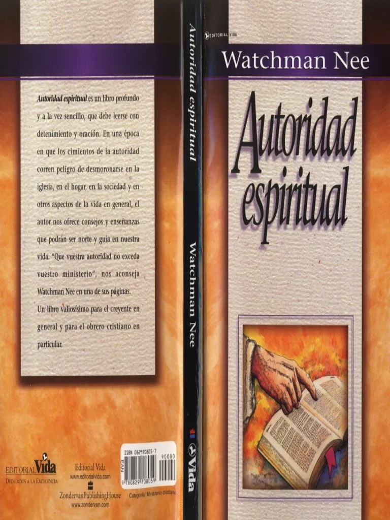 Watchman Nee Autoridad Espiritual Libro Entero X Eltropical