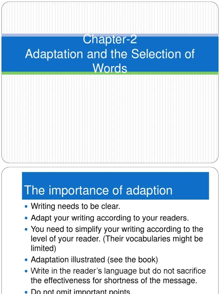 Adaptation & Selection of Words PDF Grammatical Gender Verb
