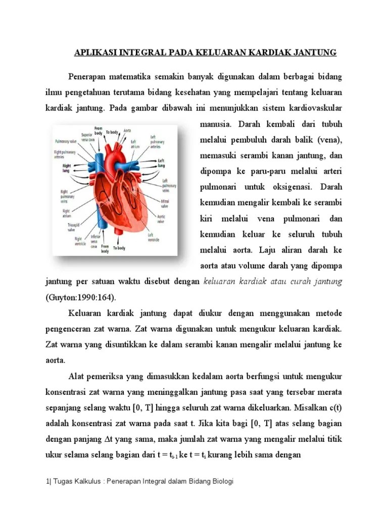 Contoh Soal Aplikasi Turunan Dalam Bidang Biologi SOALNA
