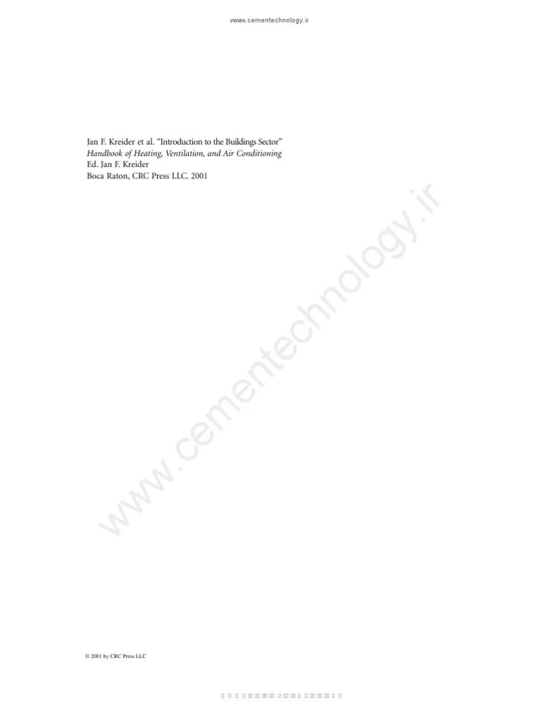 Handbook of Heating Ventilation and Air Conditioning PDF Petroleum