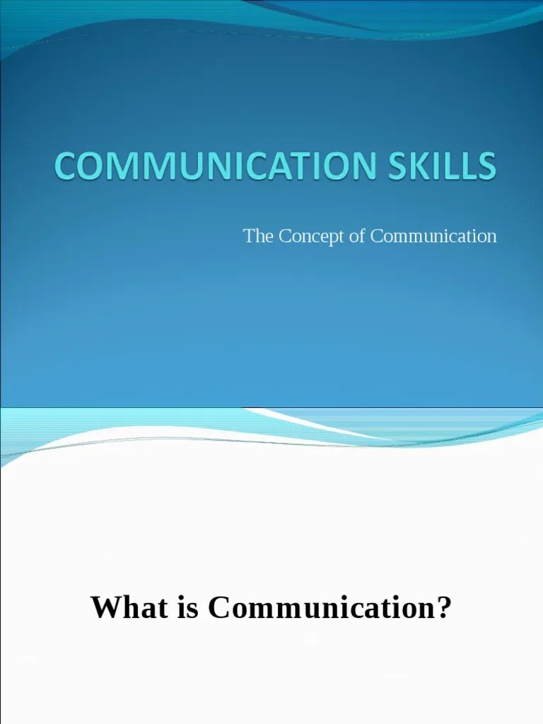 What Is Communication PDF Communication Information