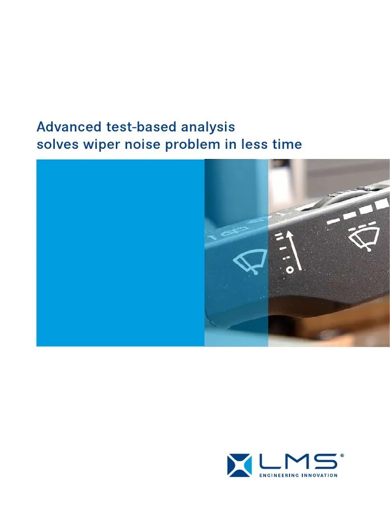 Wiper Noise PDF Noise Frequency