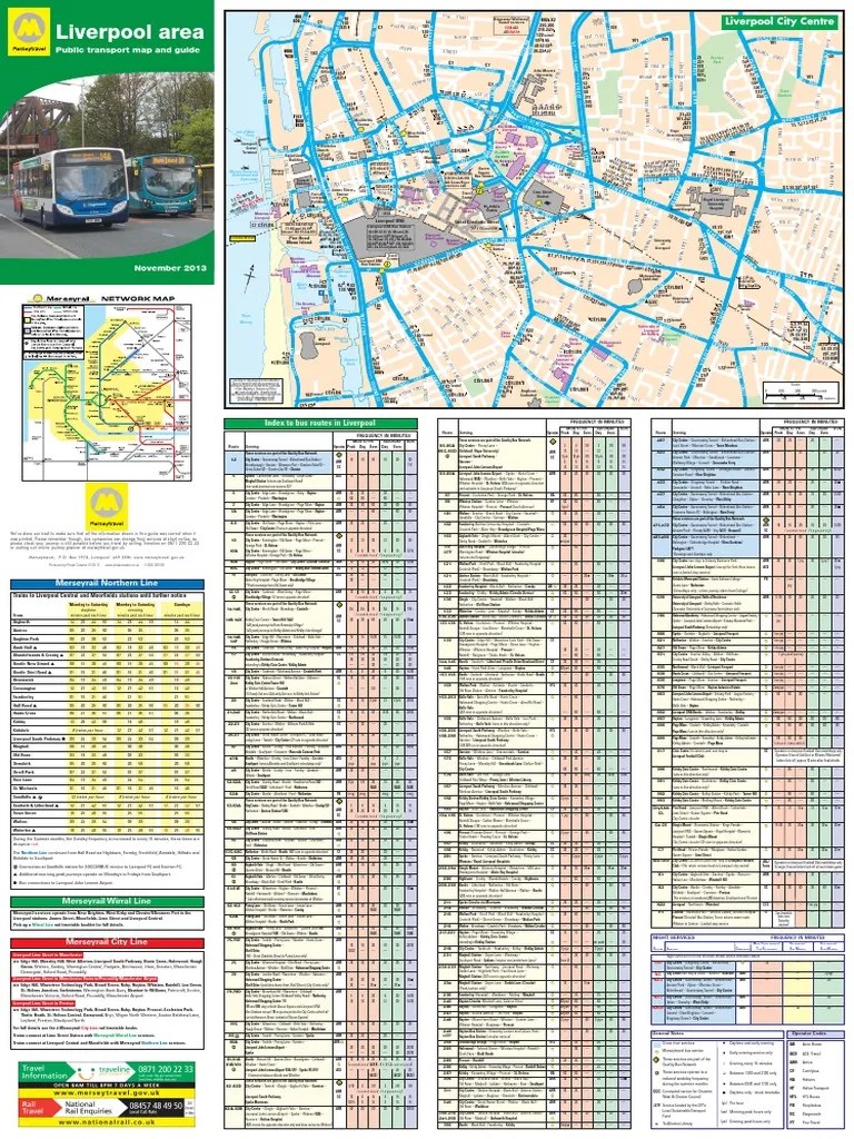 Liverpool Public Transport Map PDF Liverpool Public Transport