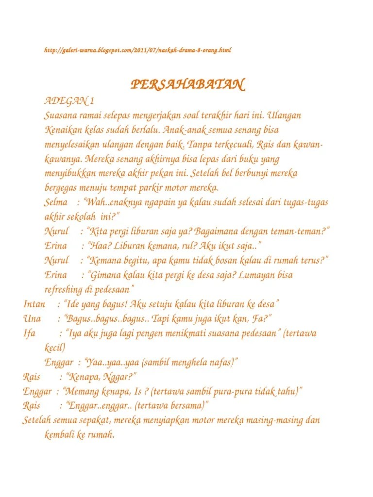 naskah drama 8 orang